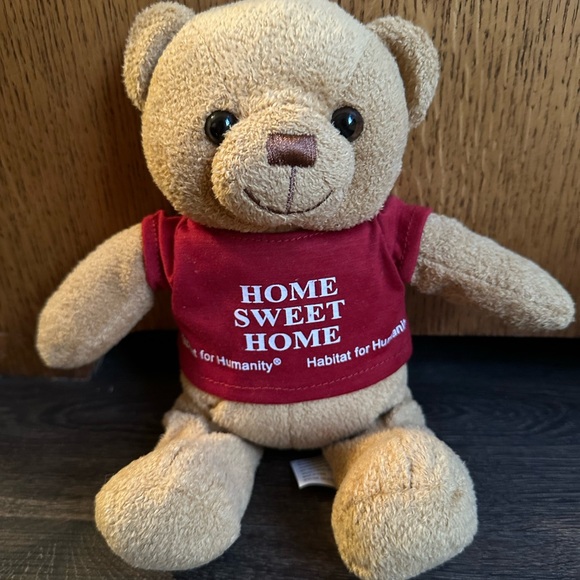 Habitat For Humanity Teddy Bear Plush Stuffed Animal 12" Sawyer Home Sweet Home - Picture 1 of 2
